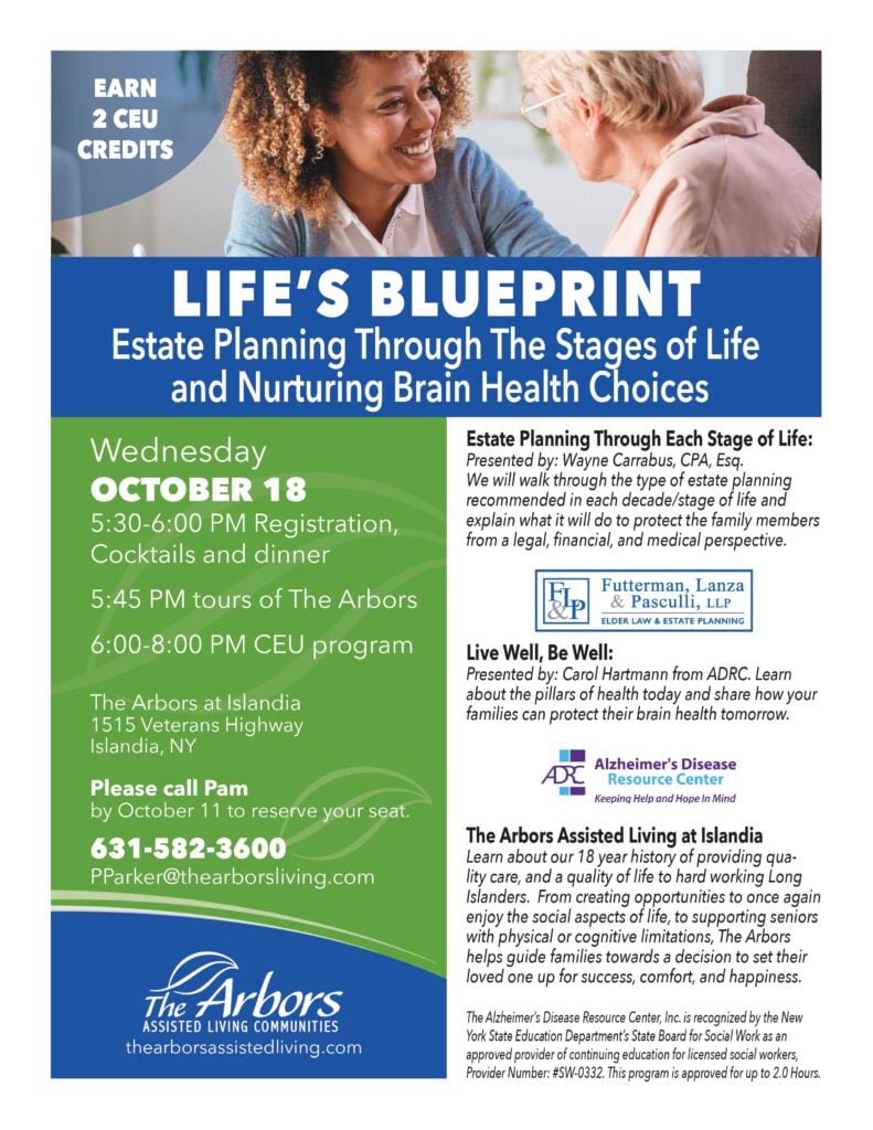 Life's Blueprint, Estate Planning Through The Stages of Life and Nurturing Brain Health Choices